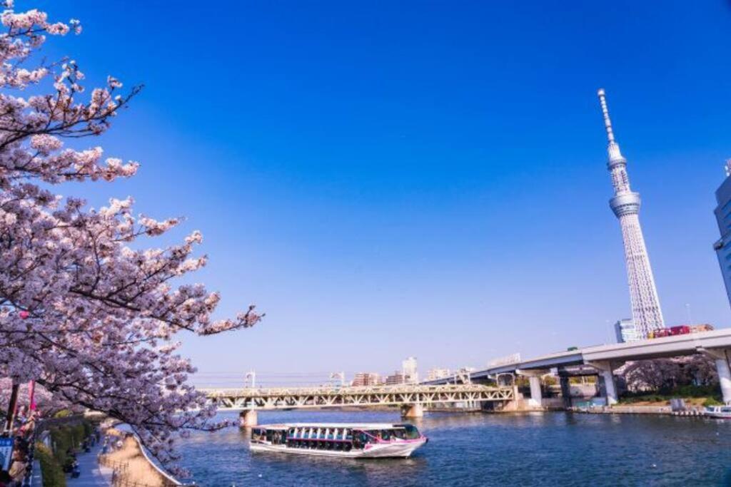 도쿄 *301 Oshiage Sta 3Mins Walk! Wi-Fi Elevator 아파트 외부 사진