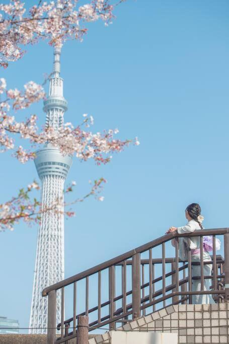 도쿄 *301 Oshiage Sta 3Mins Walk! Wi-Fi Elevator 아파트 외부 사진